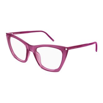 Saint Laurent Dames, Accessoires, Roze, Maat: 55 MM Nylon