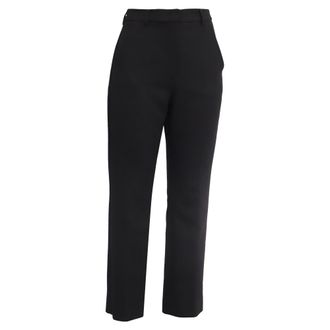 Max Mara Weeken Cropped Trousers in Black Polyester