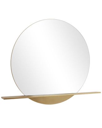 CosmoLiving by Cosmopolitan Cosmoliving By Cosmopolitan Metal 1 Shelf Wall Mirror