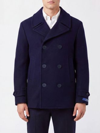 Polo Ralph Lauren Double-Breasted Peacoat in Recycled Wool and Polyester Blend