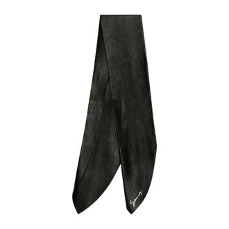 Givenchy Scarf in leather - female - Givenchy - Silk Scarves - Black - ONE SIZE - Accessories