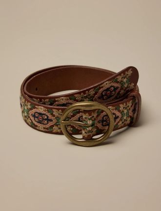 Lucky Brand Multi Emboridered Belt
