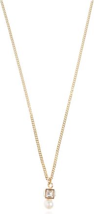 Jimmy Choo London JC Pearl Cube Hanger - Dames - Kettingen - Geel - ONE Size - Accessoires