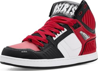 Osiris NYC 83 XRP Mens Skate Shoes White/Red/Black : 10.5 D - Medium, Faux Leather
