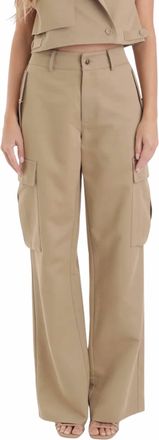 Karina Grimaldi Sola Cargo Pants In Khaki