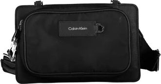 Calvin Klein Mens Nylon Crossbody Bag K50k506836 - Black