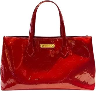 Louis Vuitton Pre-owned Handbags, female, Red, Size: ONE SIZE Pre-owned Wilshire Vernis Handbag