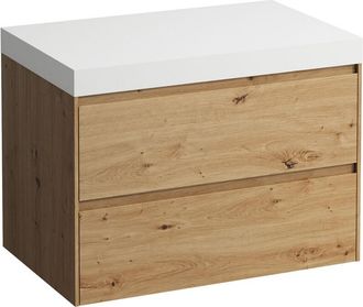 Laufen Lani Encimera De Lavabo Blanco Mate Incl. Mueble Bajo - Laufen