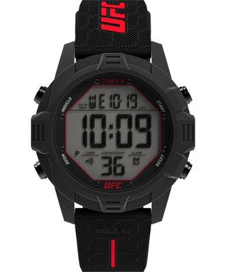 Timex Ufc Brawler Mens Black Watch TW2V98000 Silicone - One Size