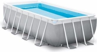 Intex Piscina Desmontable Tubular Prism Fram - Rectangular - 4,88 M X 2,44 M X 1,07 M