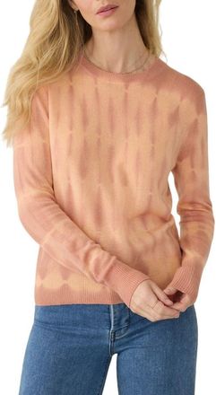 Faherty Cashmere Crewneck Sweater in Red Rock Tie Dye at Nordstrom Rack, Size Xx-Small