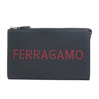 Ferragamo Leather Clutch Bag (Pre-Owned)