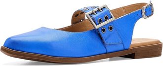 Miz Mooz Freya Sling Back Flats Womens Flat Shoes Blue : EU 41 (US Womens 9.5-10) B - Medium, Leather