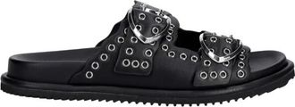 Blauer Bloom 02 Slides - Dames - Sandalen - Zwart - 39 EU - Leer - Schoenen