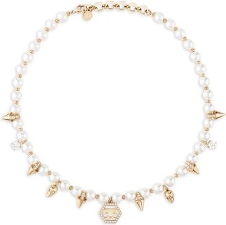 Philipp Plein Collana di perle - Oro