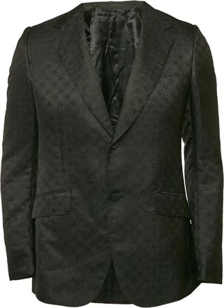 Gucci Blazer met Horsebit jacquard - Zwart