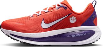 Nike Mens College Vomero 18 (Clemson) Road Running Shoes in Orange | IQ6868-800