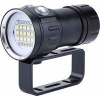 OEM Linterna De Buceo Impermeable Ipx8, 18.000 Lm, Alcance De Hasta 80 Metros, Led Brillantes, Linterna Subacu&aacute;tica, Iluminaci&oacute;n Para Grabaci&oacute;n De V&iacute;deo. 