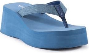 Seychelles Skyscraper Platform Flip Flop in Blue at Nordstrom Rack, Size 8.5