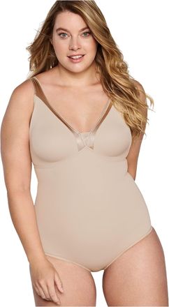 Naturana Womens 3227 Plain Bodysuit, Beige (Light Beige), 18 (Manufacturer Size:40B)