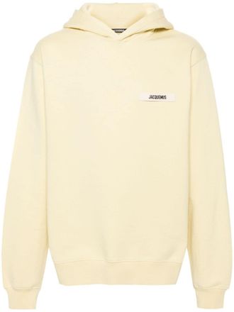 Jacquemus Le Hoodie Gros Grain top - Neutrals