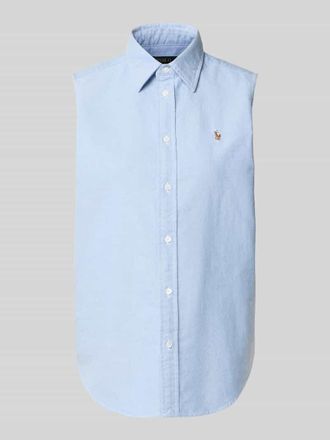 Polo Ralph Lauren Relaxed Fit Hemdbluse aus reiner Baumwolle in Blau, Gr&ouml;&szlig;e XL
