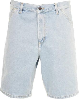 Carhartt Work in Progress Blue Denim Shorts - Heren - Denim shorts - Blauw - W34 - Denim - Korte Broeken