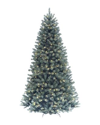 National Tree Company 9Ft North Valley Blue Spruce Tree W/ 800 Clear Lights