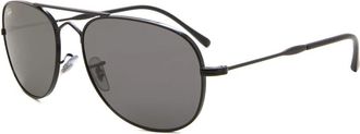 Ray-Ban Bain Bridge Dark Grey Pilot Unisex Sunglasses RB3735 002/B1 60