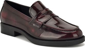 Nine West Berg Penny Loafer in Dark Red at Nordstrom, Size 6.5