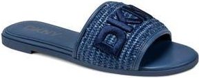 DKNY Winslet Slide Sandal - Wide Width in Dark Blue at Nordstrom Rack, Size 6.5