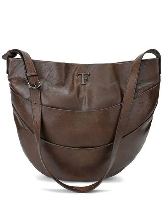 Tiffany & Fred The Paris Slouchy Leather Hobo Bag