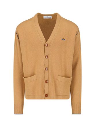 Vivienne Westwood Brown Alex Wool Cashmere Cardigan