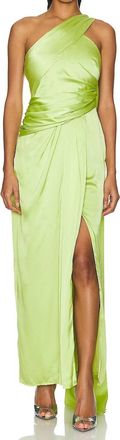Yaura Eden Dress In Lime