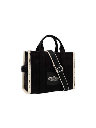 Marc Jacobs Womens Satchel Bag Black Cotton - Tote-Bags