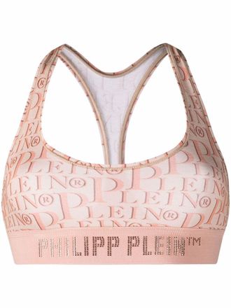 Philipp Plein Reggiseno con stampa - Toni neutri