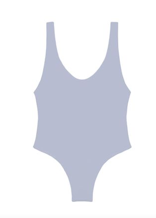 JADE Swim Womens Contour One Piece In Periwinkle