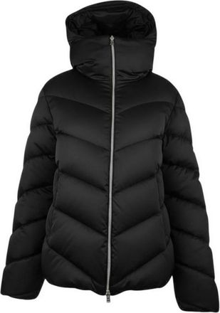 Herno Nylon Gewatteerde Donsjas - Dames - Gewatteerde jassen - Zwart - M - Nylon - Jassen