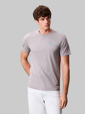 Calvin Klein Jeans T-Shirt CALVIN KLEIN JEANS SS 30s E WRD STRTCH, Herren, Gr. XXL, grau (steeple gray), Single Jersey, Obermaterial: 100% Baumwolle, unifarben, regular 