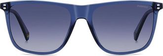 Polaroid PLD 6232/S Polarized PJP/Z7 Mens Sunglasses Blue Size 55