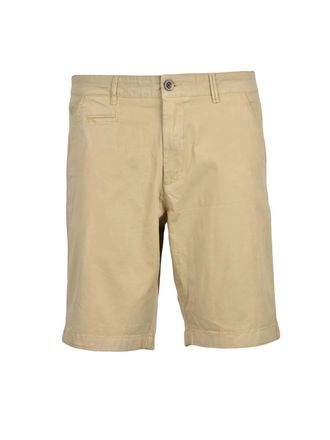 La Martina Beige Stretch Cotton Bermuda Shorts