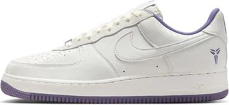 Nike Fitness, Heren, Wit, 42 1/2 EU, Leer, Kobe Air Force 1 Low Daybreak