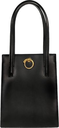 Cartier Cartier Panth&egrave;re Handbag Leather Black Leather Handbag (Pre-Owned)
