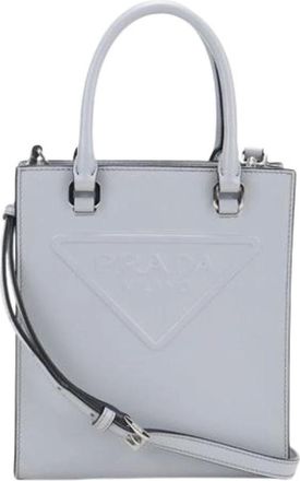 Prada Pre-owned Tote Bags, female, Blue, Size: ONE SIZE Pre-owned Vintage Tote bag