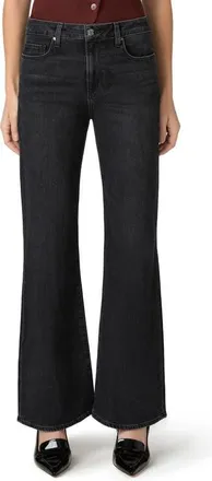 Paige Sofia Flare Jeans in Solstice Black at Nordstrom, Size 34