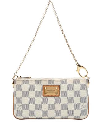 Louis Vuitton 2011 Damier Azur Pochette Milla MM handbag - women - Fabric - One Size - White