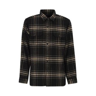 Polo Ralph Lauren Klassiek Flanellen Tartan Overhemd - Heren - Casual Overhemden - Zwart - XL - Katoen - Overhemden