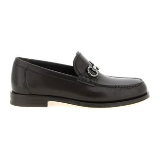Ferragamo Teatro Loafers - male - Ferragamo - Loafers - Black - 7 1/2 UK - Shoes
