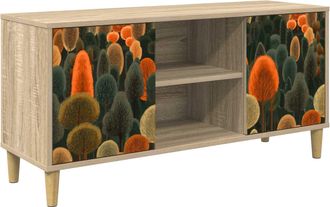vidaXL Mueble De Tv Zaandam 102 X 33 X 50 Cm Sonoma Vidaxl
