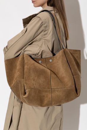AllSaints Suede Bag Rosalie, Womens, Brown